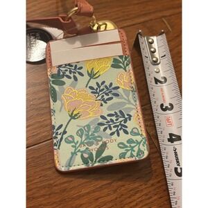 Bath and Body Works Floral Card Holder Lanyard Pouch Teacher gift, stocking gift